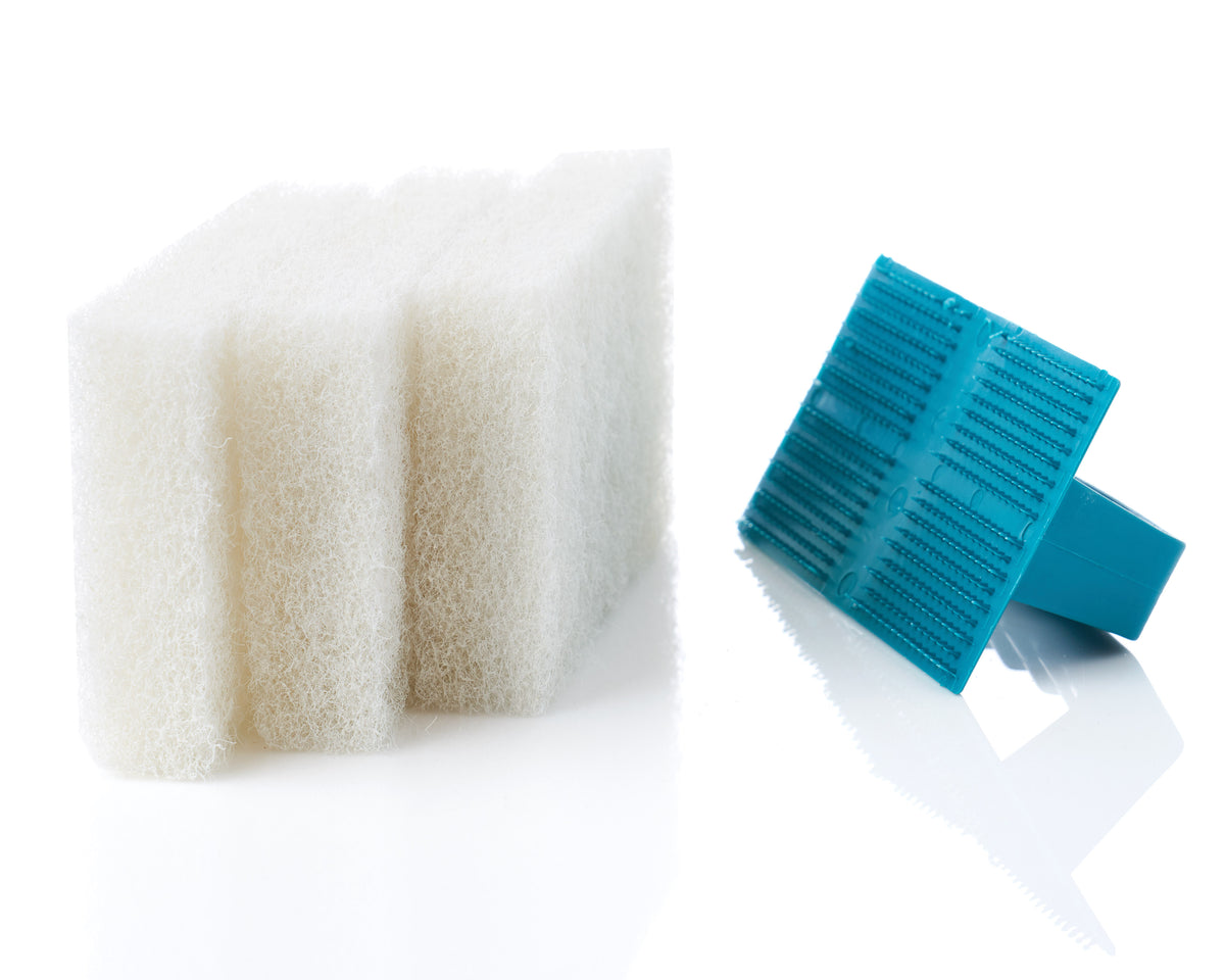 A-MAZ Gripper scrub pad, 3 by 6 inch, front